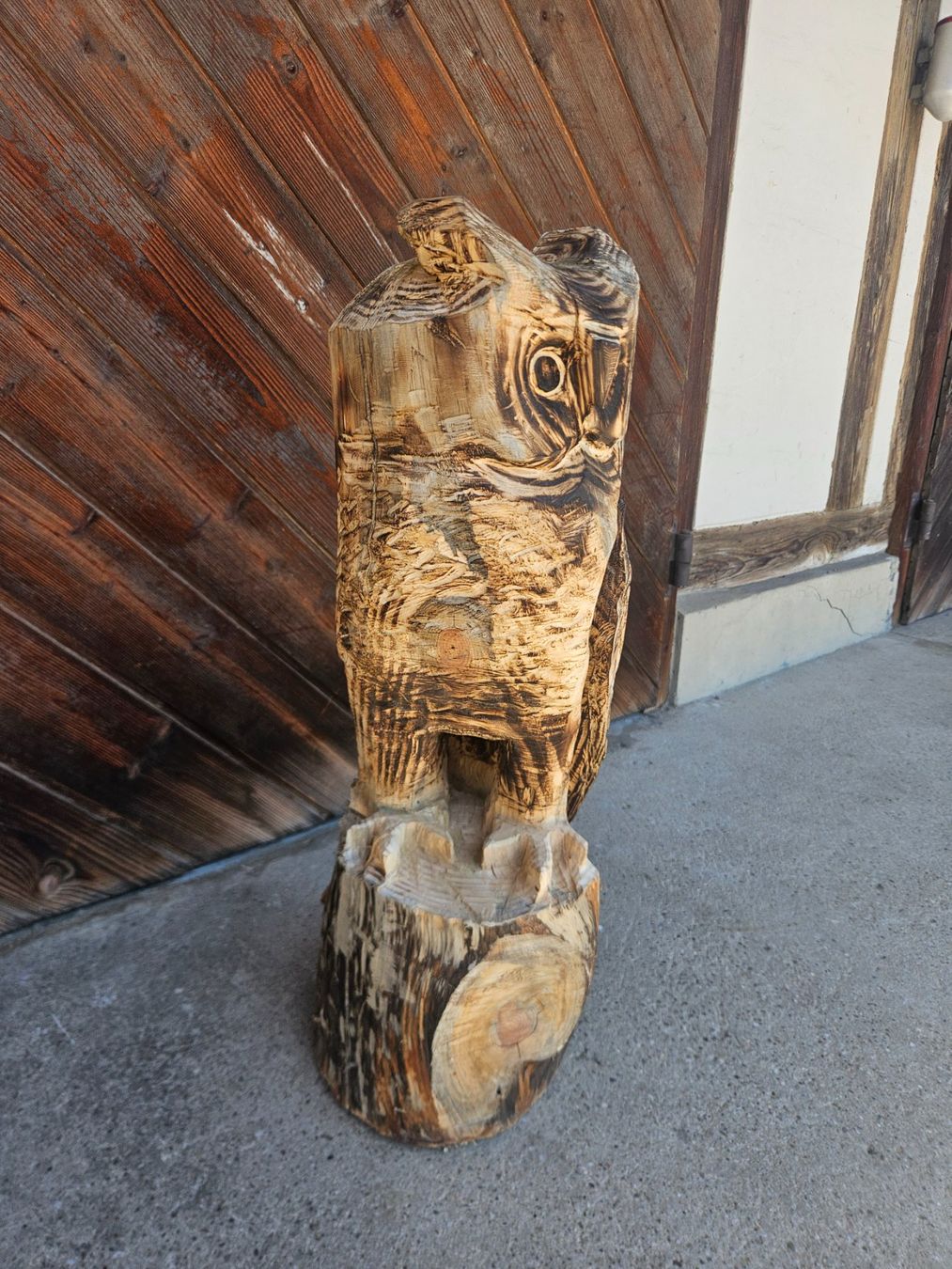 Figurines: Holzeule - geschnitzt mit Kettensäge – D'occasion à Derendingen par GaLe4224 2