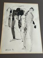 Werk von Krause : Abstrakte figurative Zeichnung 1986