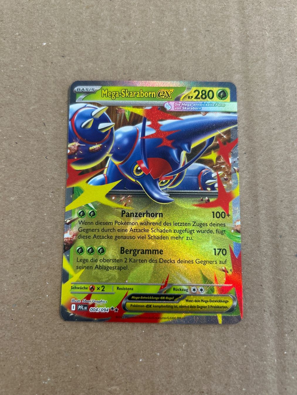Pokémon Carte collezionabili: Mega-Skaraborn EX – Nuovo (secondo la descrizione) da Zürich venduto da car_rbg5