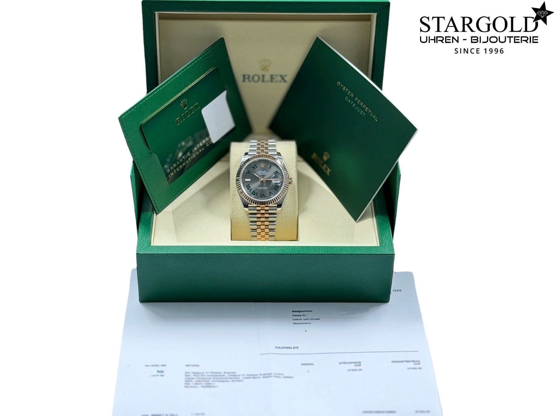 Rolex Montres: Rolex Datejust 41 Wimbledon - 126331 – D'occasion à Zürich par Stargold-Uhren 1