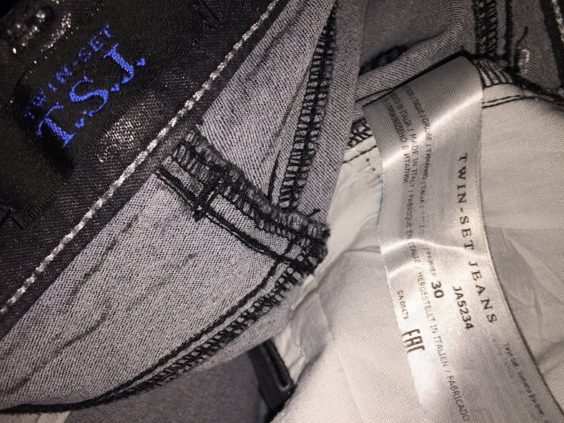 Twinset Jeans: TWIN-SET SIMONA BARBIERI Jeans taille / Grosse 30 – Usato da Cossonay-ville venduto da Super-Price-Quality 9