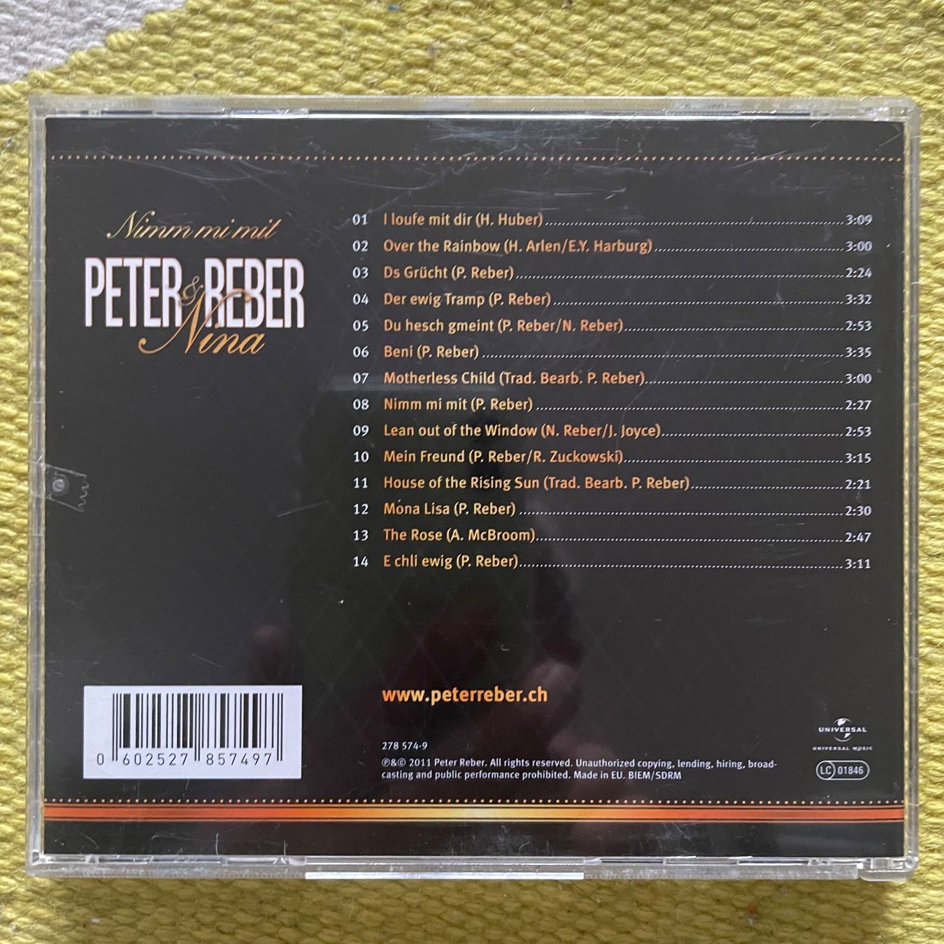 CD: PETER REBER&NINA-NIMM MI MIT – Usato da Rorschacherberg venduto da CD-Roli 1