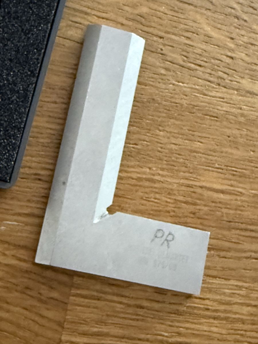 Holex Misurare: Winkel HOLEX INOX Haarwinkel Haarlineal Werkzeug – Usato da Goldach venduto da Donpancho 2