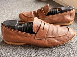 Geox Mocassins en cuir homme taille 45marron