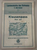 Verschiedene Landeskarten der Schweiz