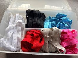 Set Druckknopfband 6 Farben
