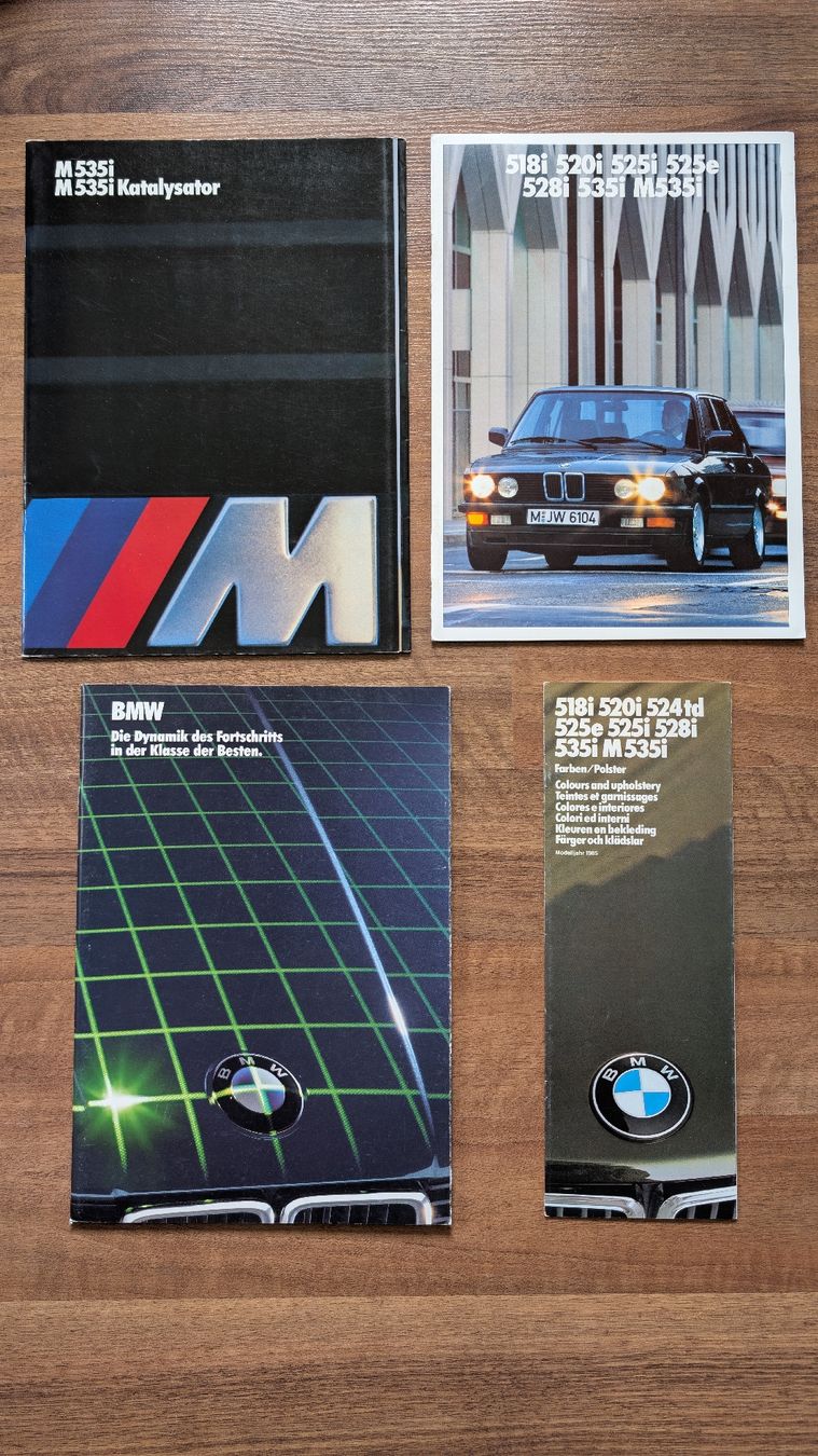 Riviste & Magazine: Original BMW  E28 , 4 Prospekte – Usato da Ruschein venduto da RallyProfi92