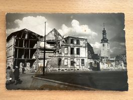 Ansichtskarte Saarbrücken Blick auf die Evang. Kirche