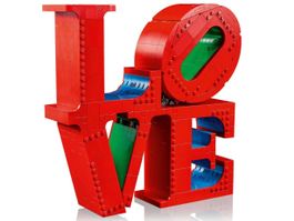 Lego 31214 Robert Indianas LOVE Skulptur, baue deine Kunst
