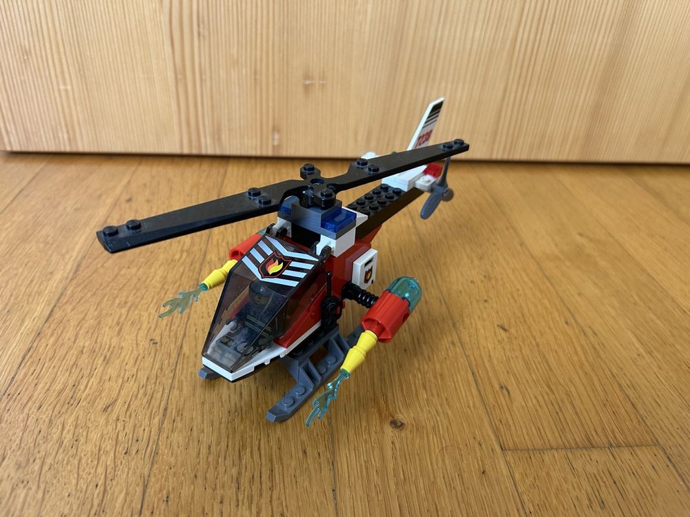 LEGO City 7238 Feuerwehr Helikopter - Komplett mit Anleitung (Gebraucht ...