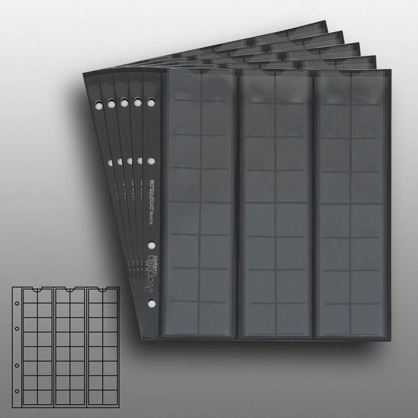 Lot de 10 feuilles unies Craft Id - Noir - A4 21 x 29,7 cm - 220 g/m²