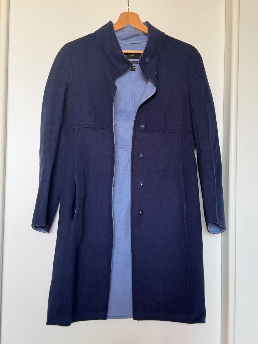 Max Mara Mäntel: MaxMara Weekend Mantel blau Herbst – Gebraucht aus Lenzburg von hay84
