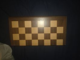 Schachspiel Holzbretter und Figuren guter Zustand