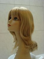 Elegante blonde Perücke