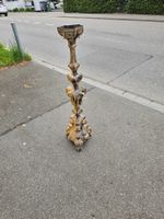 Antiker Kerzenständer, Holz, Vintage Look, Top Deko! 1760 J