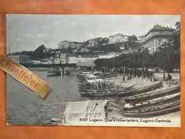 5337 Lugano. Quai Tessin um 1910