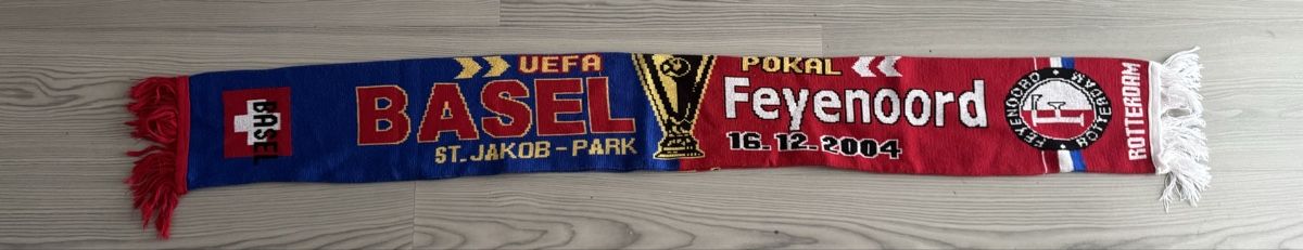 FC Basel Foulard & Sciarpe: Fc Basel Uefa Pokal Schal – Usato da Lenzburg venduto da Meister_k