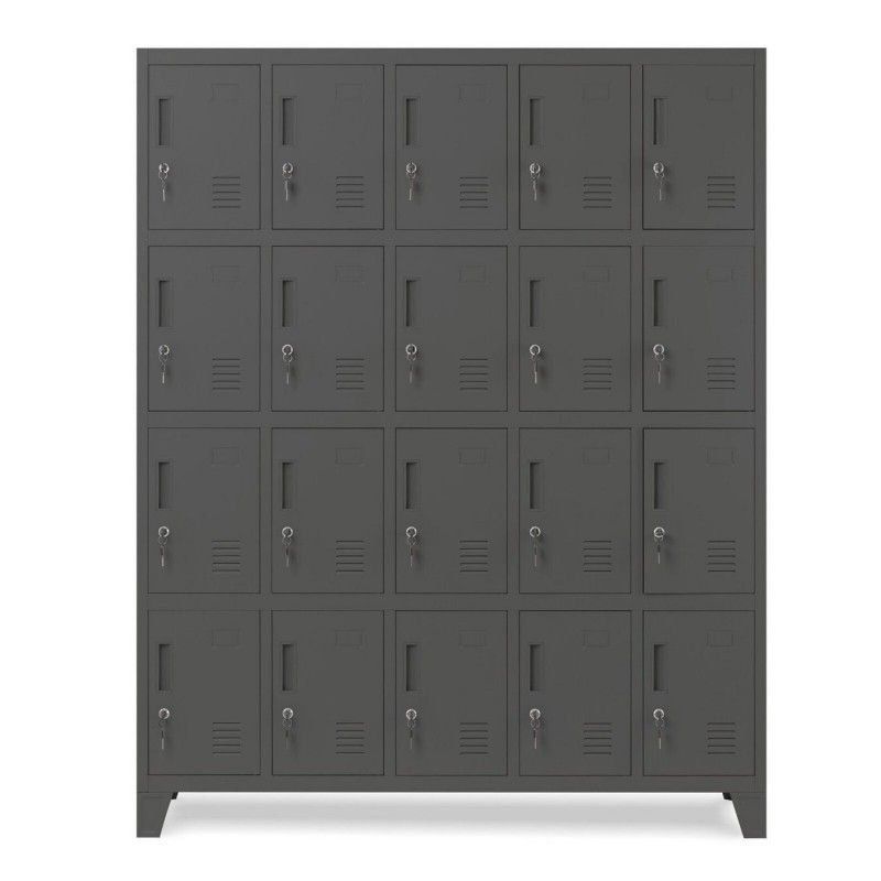 Schränke: Schliessfachschrank 20 Fächer - Spind - Anthrazit - Schrank – Neu und originalverpackt aus Wallenwil von toesstal-vertrieb 2