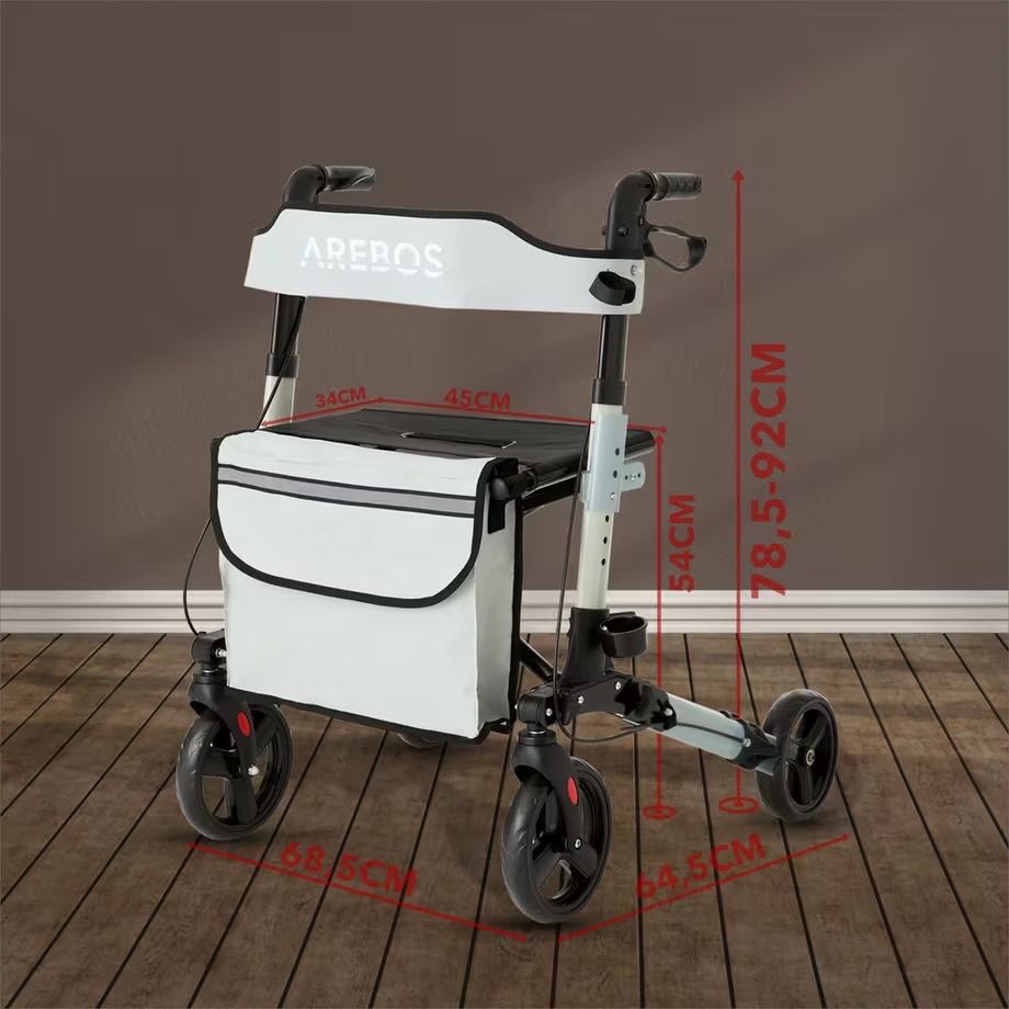 Ausili per la deambulazione: Arebos Alu Rollator | Klappbar - NEU – Nuovo (secondo la descrizione) da Nebikon venduto da warendiscount 4