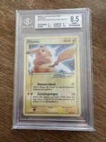 Pikachu Gold Star Holo R Karte #184 Beckett 8.5 graded