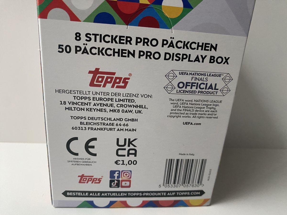 Sammelbilder & Trading cards: Box mit 50 Tüten. Nations League 2022 – Neu und originalverpackt aus Hergiswil LU von FcMalkov 2