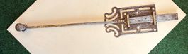 ANTIKES RIEGEL SCHLOSS 42 CM LANG