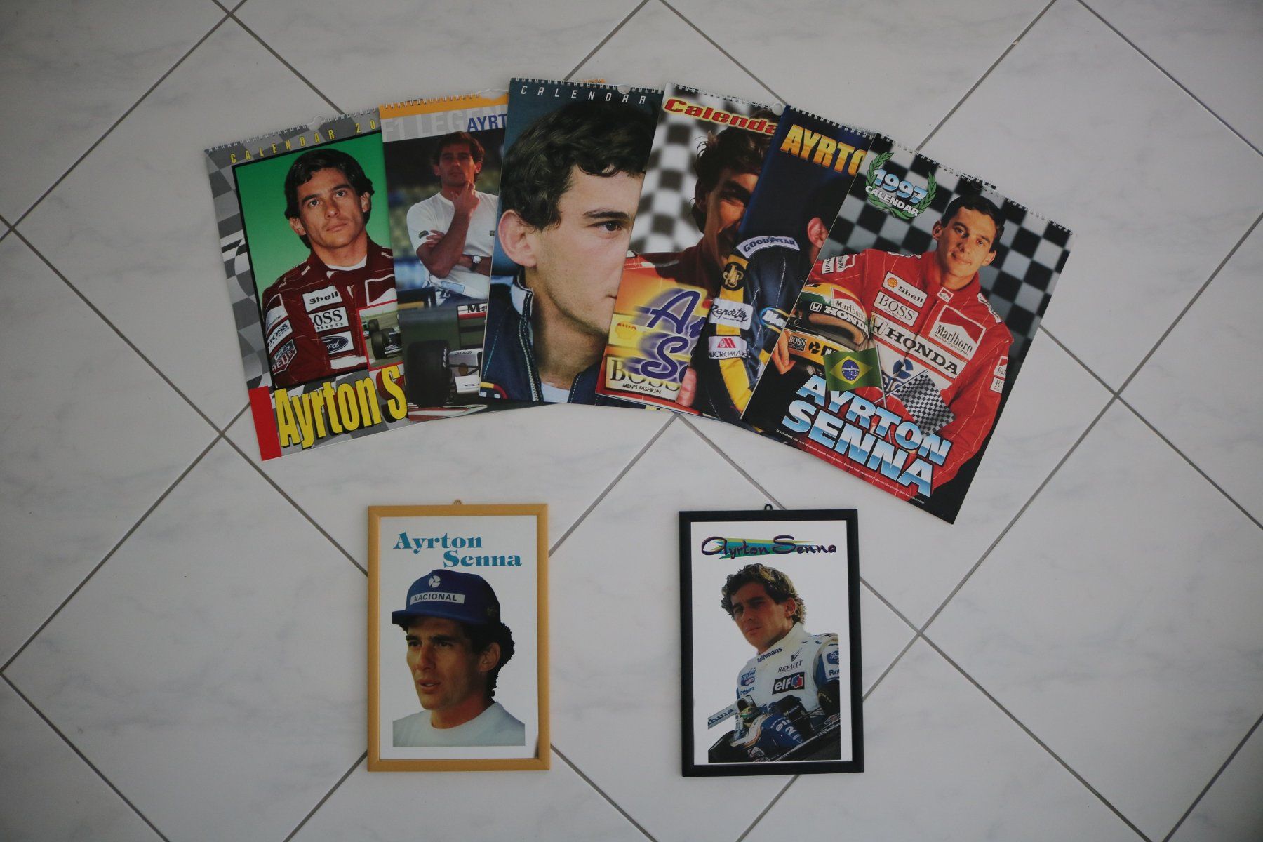 Kalender: Ayrton Senna Bilder 1997 Formel 1 Kalender – Gebraucht aus Rickenbach b. Wil von Byby7