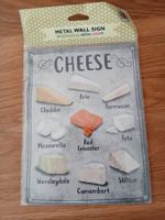 Metallschild "CHEESE" Retro Neu