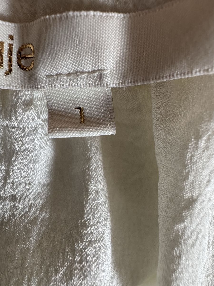 Maje Chemisiers: Chemisier MAJE blanc cassé, taille 1, polyester  – D'occasion à Morges par sandy069 6