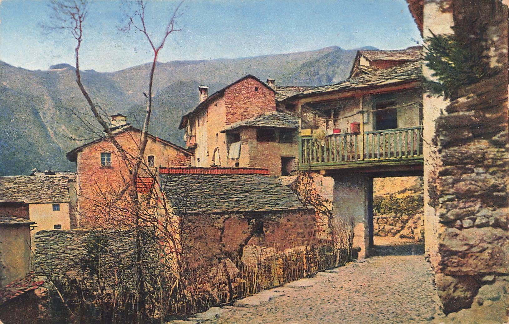 Cartoline postali: Motivo rustico ticinese – Usato da Biasca venduto da Blenio71