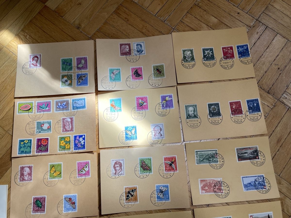 Tutti i francobolli: timbre série, SBK 800.- – Usato da peseux venduto da laurencephil 1