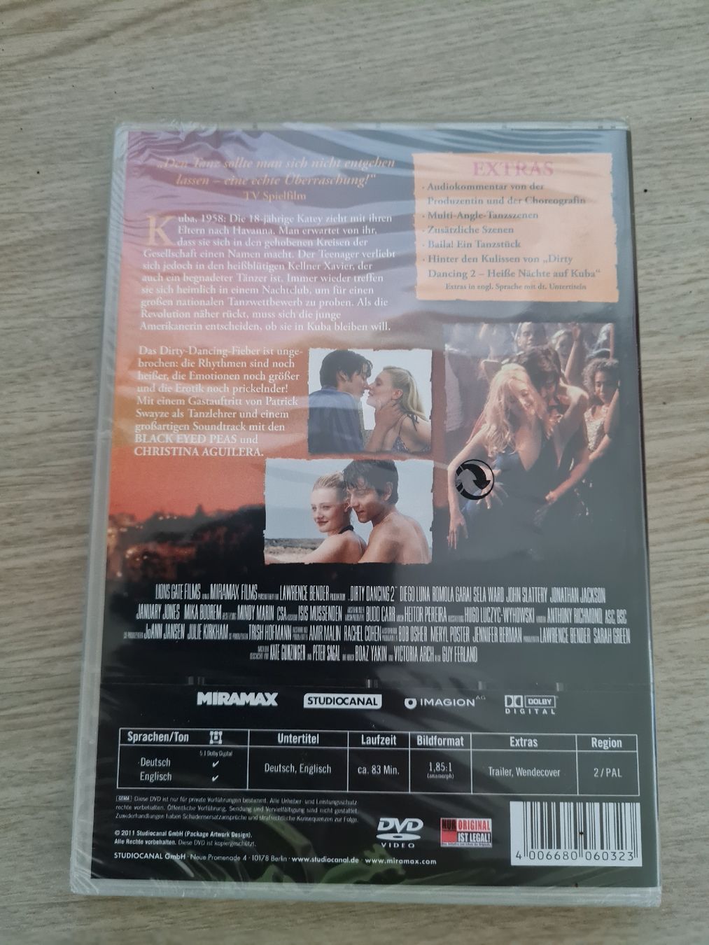 Alle DVDs: Neue DVD Dirty Dancing 2 – Neu und originalverpackt aus Döttingen von Verkauf 1
