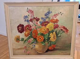 Gemälde Blumen Martha Riggenbach