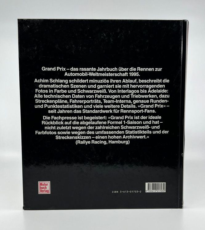 Bücher: Grand Prix 1995 – Gebraucht aus Tübach von BonnevilleMotors 1