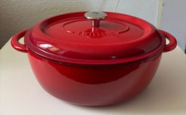 Cocotte Zwilling rouge, fonte émaillée, 29L OVALE