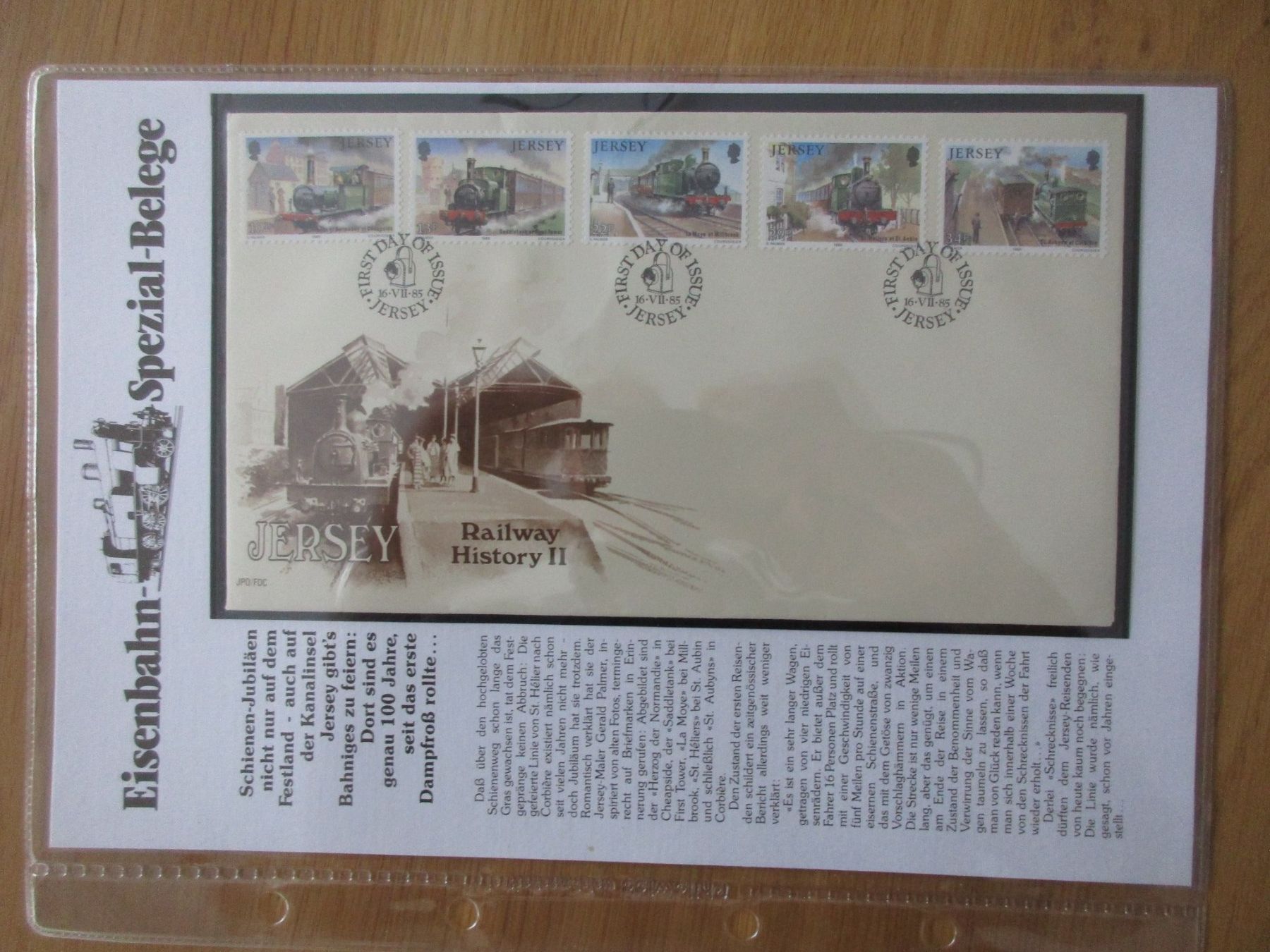 Tutti i francobolli: Sammlung Eisenbahn Spezial-Belege – Usato da Mels venduto da wis_5hjy 5