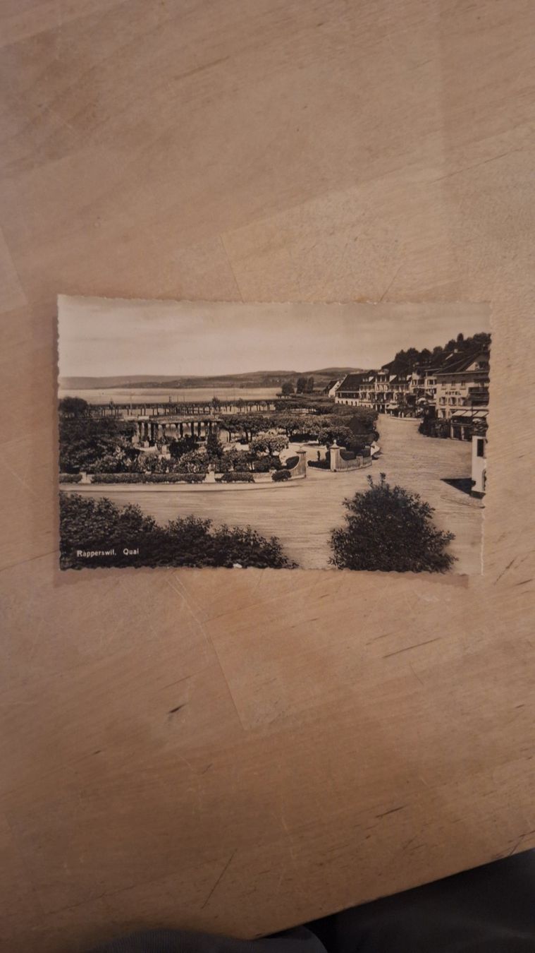 Cartes postales: Antike Postkarte Rapperswil – D'occasion à Appenzell-Steinegg par lichs