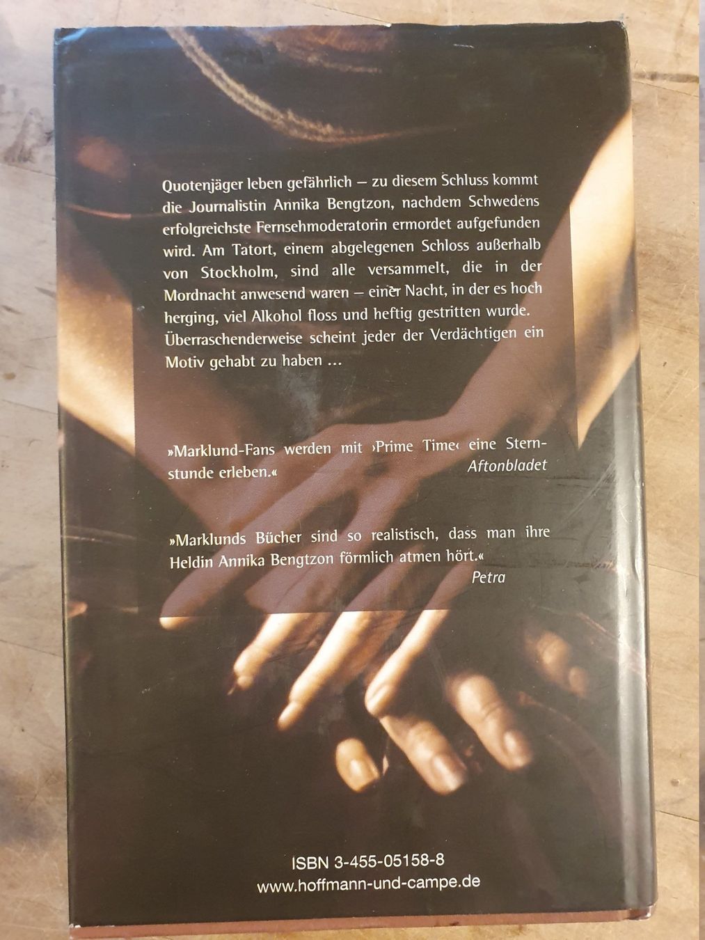 Libri: Prime Time Liza Marklund Hoffmann und Campe – Usato da Zürich venduto da loosebone 4
