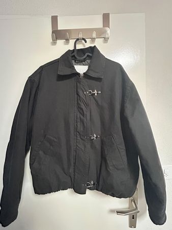 ZARA Black Mid-Season Jacket – Size S