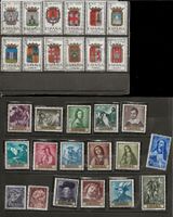 Espagne lot 1962 63 ob et **