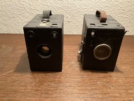 2 Antike Zeiss Ikon Goerz Frontar Filmkameras aus den 30ern