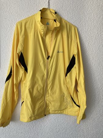 Odlo Damen Laufjacke Gelb Gr. L - Ideal für Frühling