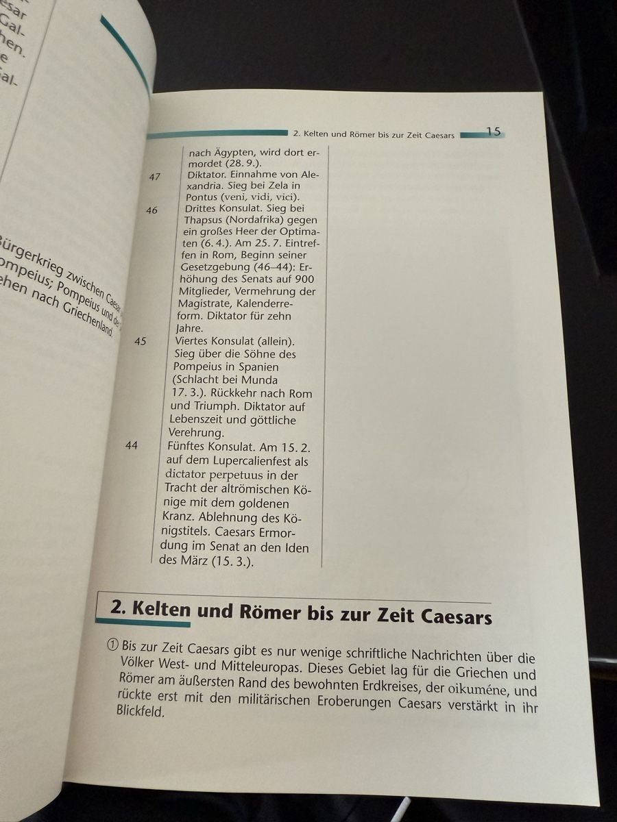 Libri: Schulbuch Latein: Caesar - De bello Gallico, Schönigh – Usato da Zürich venduto da estela22 1
