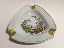 Cendrier en porcelaine / Porzellan Aschenbecher  LANGENTHAL