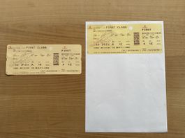 Diego Armando Maradona Autogramm auf Boarding Pass