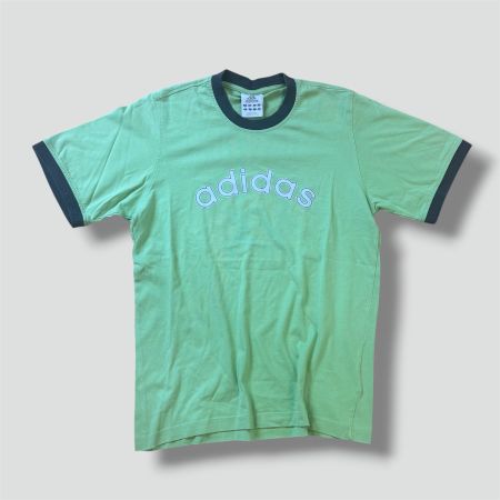 Adidas vintage green graphic t-shirt retro sport