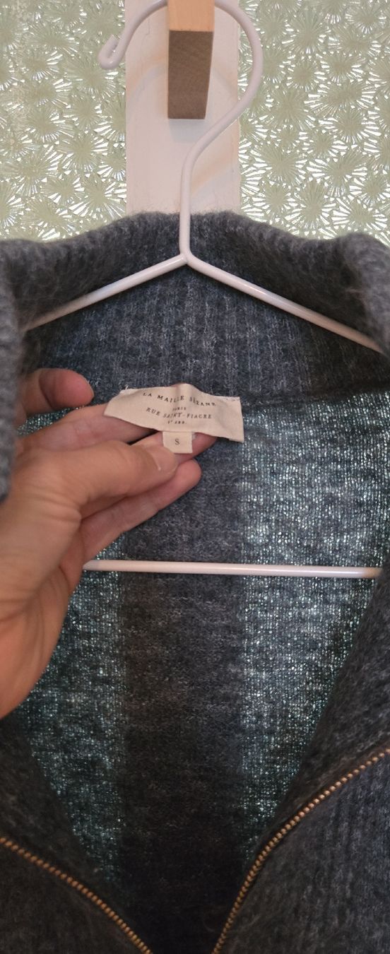 Sezane Pullover & Sweatshirts: Wollpullover Sezane Gr. S Blaugrau – Gebraucht aus Basel von 056rm 2
