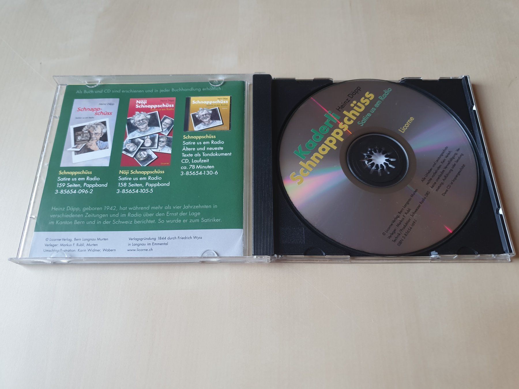 CD: Heinz Däpp Kaderli Schnappschüss – Usato da Stansstad venduto da collectorsshop 2