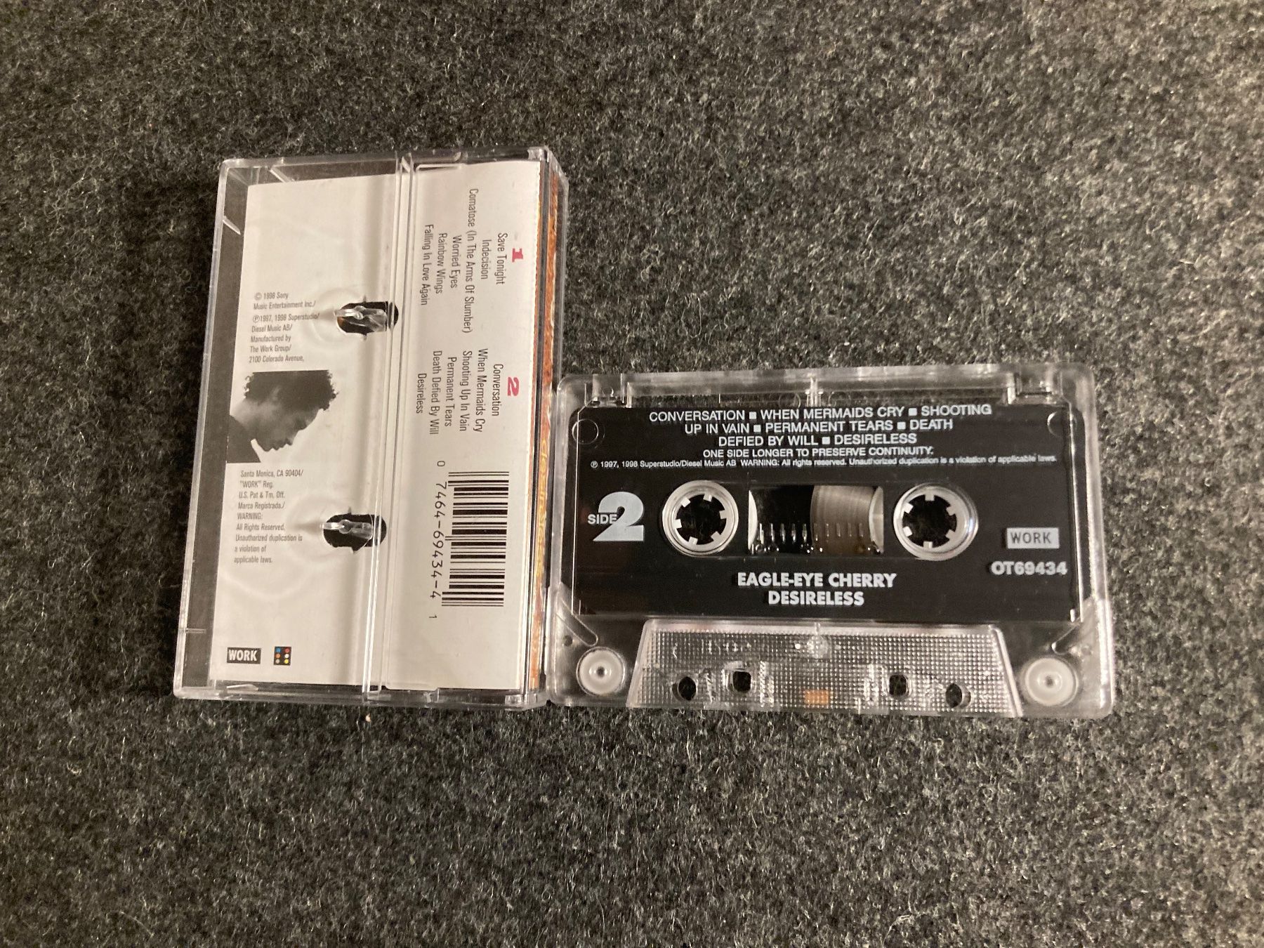 Musicassette: Eagle-Eye Cherry - Desireless (MC) – Usato da Fribourg venduto da Karushi 4