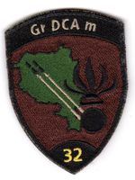 Badge Gr DCA m 32 schwarz Fliegerabwehr